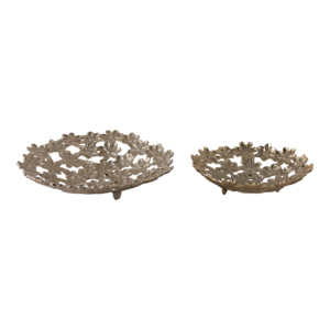 Elegante set di 2 ciotole decorative a forma di fiore per centrotavola domestico - Product Image 4