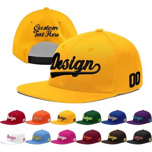 Casquette Snapback Brodé(e) Personnalisé(e) FOXA 100% Coton Unisexe Réglable avec Texte et Design Personnalisé Avant et Arrière - Product Image 1