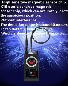 Nuevo Hot Pro K19 RF Signal GSM GPS Grabación Detector de errores Anti-Spy Hidden Camera Finder Para seguridad personal Hoteles Viajar - Product Image 4