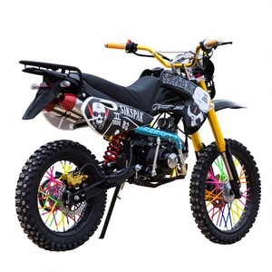 Motocicleta Todoterreno de 125cc, Motocicleta <span class=keywords><strong>Enduro</strong></span> a Gasolina con Motor de 4 Tiempos, Freno de Disco Doble para Adultos, Aventura al Aire Libre - Product Image 4