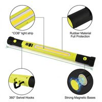 Lampe de travail COB rechargeable OEM 1200LM pliable à 360° °   Lampe d'inspection portable pour mécanicien automobile avec clip magnétique rotatif de type C