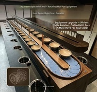 Sistem Konveyor Baja Anti Karat untuk Restoran Hotpot, 2 Tingkat, dengan Kecepatan yang Dapat Disesuaikan dan Operasi Jalur yang Halus