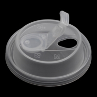 Venta al por mayor desechable PP a prueba de fugas tapa antiderrame 90mm de diámetro estilo moderno para bebidas calientes té café tazas vasos de papel