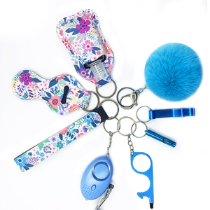 Kit de <span class=keywords><strong>porte</strong></span>-clés de défense personnelle DIY pour femme, fournitures de défense personnelle, ensemble de <span class=keywords><strong>porte</strong></span>-clés de sécurité, outils de défense personnelle, <span class=keywords><strong>porte</strong></span>-clés en PU - Product Image 4