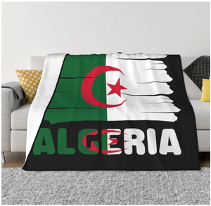 Couverture Algérie en flanelle toutes saisons pour canapé, lit et cinéma – Taille complète - Product Image 2