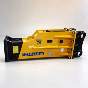 Martillo Hidráulico SOOSAN SB70 Tipo Silencioso para Excavadora, Cincel de 135 mm para Demolición con Excavadoras de 16-21 Toneladas - Product Image 1