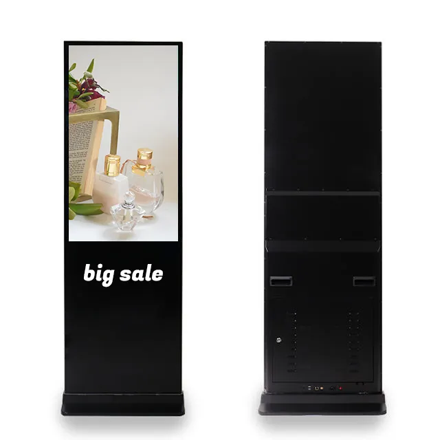 Touch Screen Kiosk 1080P Floor Standing LCD Advertising Player Digital Signage And Display