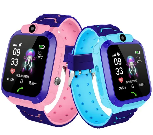 Vente chaude 1.4 pouces écran couleur enfants montre intelligente prise en charge carte Sim SOS étanche téléphone intelligent enfants montre