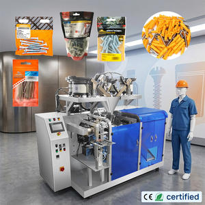 Machine de comptage et d'emballage automatique à <span class=keywords><strong>plaque</strong></span> <span class=keywords><strong>vibrante</strong></span> pour sachets préformés Doypack, idéale pour l'emballage de vis, écrous et connecteurs de quincaillerie - Product Image 1