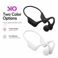 Bluetrum Chip Bluetooth5.0 Headset Konduksi Tulang Model Pengait Telinga Lebih dari 8 Jam Siaga Panjang Desain Kreatif Hitam Stereo Konduksi Tulang