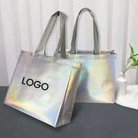 Bolsas Diarias Reutilizables Ecológicas Personalizadas de Tela No Tejida con Logotipo Impreso para Calcetines, Peluches y Embalaje de Regalos