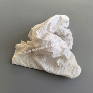 Trapos de Algodón Blancos para Limpieza, 100% Algodón, Paños para Limpiar con Máquina, Trapos de Pintor, Trapos 100% Algodón Blanco - Product Image 1