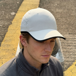 Casquette de baseball sportive légère sans coutures, séchage rapide, évacuation de l'humidité, respirante, extensible, haute performance, logo personnalisé - Product Image 4