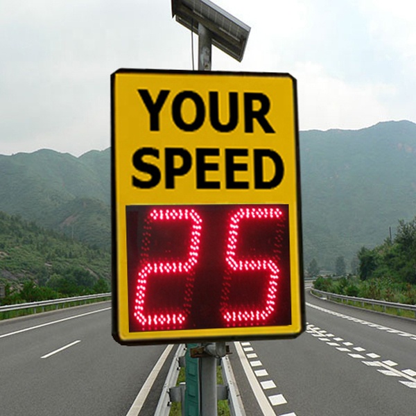 【未開封】 MEMI/SPEED LIMIT China Speed Limit Signs - Solar Powered & Variable Display
