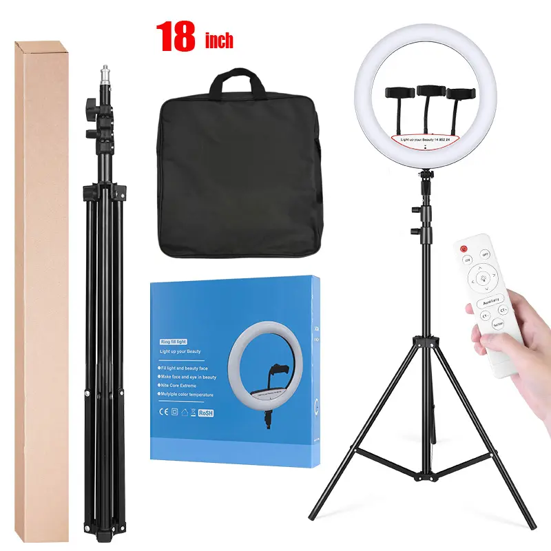 Ring Light LED 18 Inches Soft Ringlight With Stand
