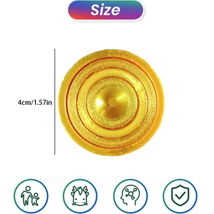 Giroscopio de Dedo con Volante Impreso en 3D, Servicio de Impresión 3D Rápida, Juguetes Antiestrés para Adultos y Niños, Fidget Spinners - Product Image 3
