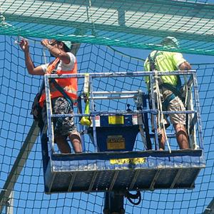 <span class=keywords><strong>Red</strong></span> <span class=keywords><strong>de</strong></span> <span class=keywords><strong>seguridad</strong></span> <span class=keywords><strong>de</strong></span> protección contra caídas <span class=keywords><strong>de</strong></span> trabajo <span class=keywords><strong>de</strong></span> altura <span class=keywords><strong>de</strong></span> 5*5cm <span class=keywords><strong>de</strong></span> PP personalizada - Product Image 3