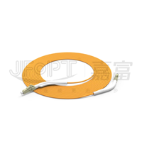 Cordon de brassage fibre optique LC 45 degrés Simplex Monomode Multimode 2.0mm LSZH Blanc