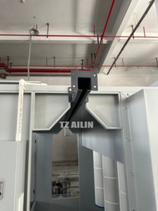 Ailin Tùy Chỉnh Sơn Bột Phun Gian Hàng Sơn Bột Tủ Tái Chế Bột Với Hệ Thống Phục Hồi 4 Bộ Lọc Cho Kim Loại Phun - Product Image 4