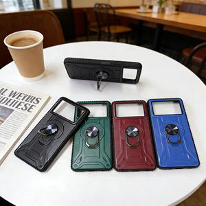 Funda con Anillo Magnético, Antigolpes, Antigravedad, para ZTE A36 4G 5G, para el Mercado Africano - Product Image 1