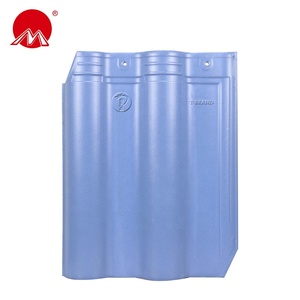 Meilleures ventes Tuiles modernes en céramique à emboîtement vitrées Tuiles revêtues de pierre imperméables pour bâtiments entrepôts Temples - Product Image 3