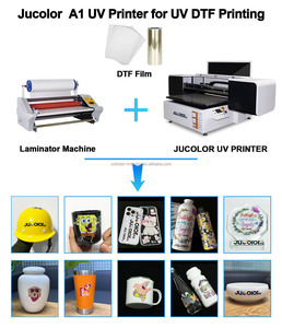 <span class=keywords><strong>Imprimante</strong></span> à plat UV DTF JuColor A1 6090 4 têtes métalliques en verre Lampe UV <span class=keywords><strong>Imprimante</strong></span> à jet d'encre - Product Image 3