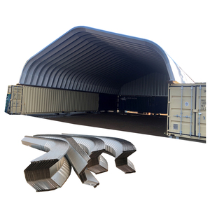 Quonset חינם מיכל כיסוי סגור קדמי פלדה בניין - Product Image 2