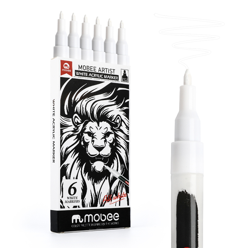 MOBEE P 967A6W 6pcs White Acrylic