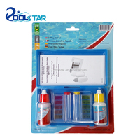 Kit de prueba portátil básico de pH y CI (20cc) hecho de material PE para uso en exteriores y accesorios de herramientas para piscinas