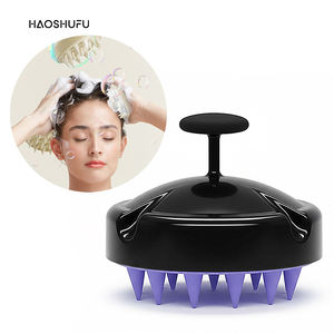 Cepillo de Silicona para Masaje del Cuero Cabelludo, para Uso Doméstico, para el Crecimiento del Cabello, Exfoliación y Eliminación de la Caspa - Product Image 1