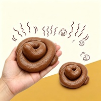 Jouet anti-stress en forme de caca factice pour papas, gadget de farce créatif, cadeau drôle et étrange, en caoutchouc thermoplastique souple et réaliste en forme de fèces