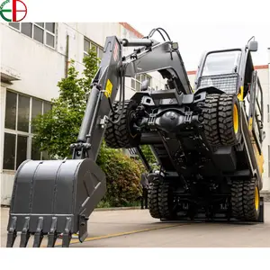 Diesel Hydraulic Wheeled Small Excavator
