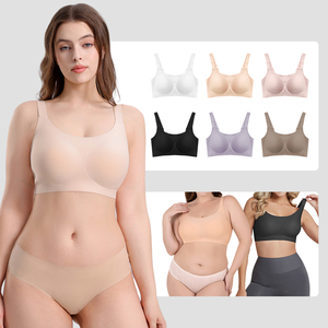 Reggiseno Wireless con Copertura Totale e Spalline Traspiranti, Reggiseno a T-Shirt con Barra di Supporto Invisibile in Gel per una Vestibilità Flessibile Tutto il Giorno - Product Image 2