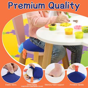 Coussin sensoriel à mémoire de forme <span class=keywords><strong>pour</strong></span> les pieds, favorise l'apprentissage actif et améliore <span class=keywords><strong>la</strong></span> concentration, coussin à bascule <span class=keywords><strong>pour</strong></span> enfants - Product Image 3