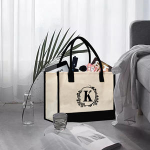 ถุงผ้าแคนวาสใช้ซ้ำได้มีซิปถุงของขวัญถุงผ้าแคนวาสสำหรับช้อปปิ้งเป็นมิตรกับสิ่งแวดล้อมจากโรงงาน - Product Image 1