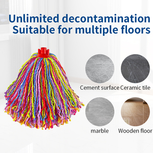 2025 New Microfiber <strong>Yarn</strong> Cleaning <strong>Mop</strong> Head 130g 160g 180g 200g or Custom Household Microfiber <strong>Mop</strong> Head - Product Image 6