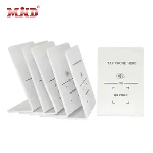 13.56MHz NTAG 213 NTAG215 Nfc Stand Number Qr Code NFC Table Display Blank NFC Stand