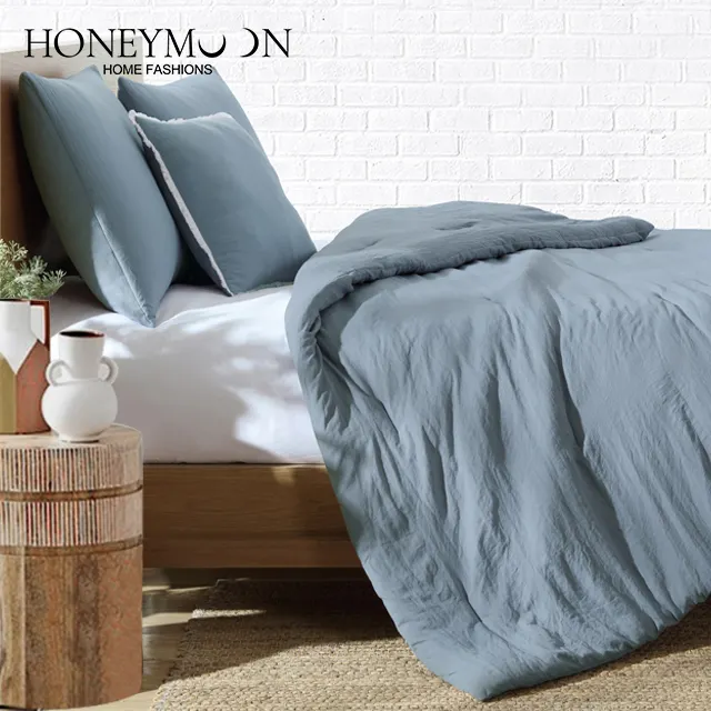 Luna di miele i più venduti biancheria da letto King Size poliestere Designer personalizzato soffice copriletto trapunta da letto per set da letto