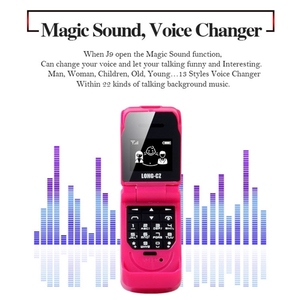 LONG-CZ J9 Mini Lật Phong Cách Điện Thoại Di Động 0.66 Inch Màn Hình 18 Phím Chống Mất Lòng Bàn Tay Điện Thoại Tự Động Trả Lời Duy Nhất Sim - Product Image 4