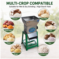 Machine à râper le manioc électrique commerciale, pulpeur de patate douce, broyeur de gingembre frais et de pommes de terre, extracteur de pâte de tubercules