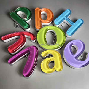 Lettere in acrilico effetto gelatina con illuminazione, lettere luminose <span class=keywords><strong>tridimensionali</strong></span> personalizzate per insegne di negozi - Product Image 1