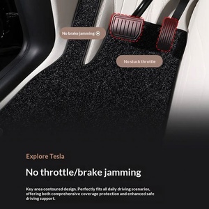 Tapis de sol souple 360 pour Tesla Model 3/Model Y OLIVER - Cuir Nappa de yacht sans solvant, silicone, tout compris, résistant à la saleté - Product Image 4