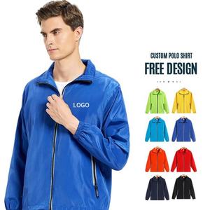 Prix d'usine vestes à col montant veste pour hommes pull à fermeture éclair à col montant grande taille vestes de sport décontractées - Product Image 4