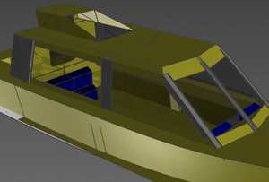 Bateau en aluminium personnalisé avec coque en aluminium et en parfait état - Product Image 6