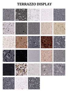 Azulejos de Terrazo Cerámico Epóxico Negro Pulido SUCCESS DXW233, Piedra Artificial para Pisos de Terrazo, Cuarzo Artificial de Alta Calidad - Product Image 3