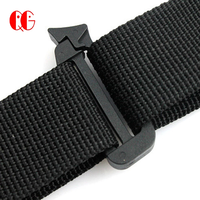 Boucle de sangle en plastique de 25 mm, clips de connexion Molle de 1 pouce, clips de verrouillage à extrémité ouverte, glissières à trois glissières pour boucle de sangle, clips de sac à dos