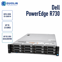 Gestion des machines virtuelles pour l'infrastructure cloud, serveur rack Dell PowerEdge R730 2U d'occasion avec processeur Intel Xeon E5-2600 V4 22 cœurs