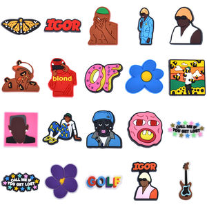 New Star Clog Rubber <span class=keywords><strong>IGOR</strong></span> Singer Rock Music Charm Pulsera PVC Accesorios para zapatos para mujeres con Lizzie Shoe Charms para Fen Clog - Product Image 6