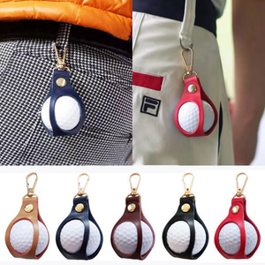Sac de golf en cuir de style porte-clés transfrontalier, mini sac de golf portable à la taille, sac d'accessoires de golf - Product Image 1