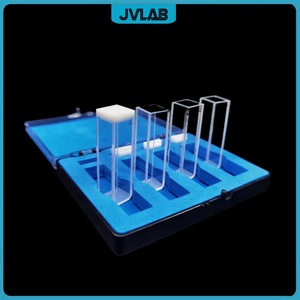 Cuvette en quartz à trajet lumineux de 10 mm, cellule d'échantillon liquide de 3,5 ml pour spectrophotomètre de laboratoire, cellules en verre d'absorption - Product Image 6